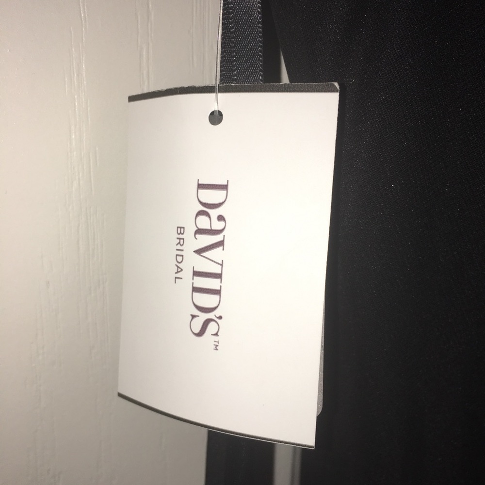 NWT David’s Bridal Cap Sleeve Jersey Dress - Picture 4 of 4